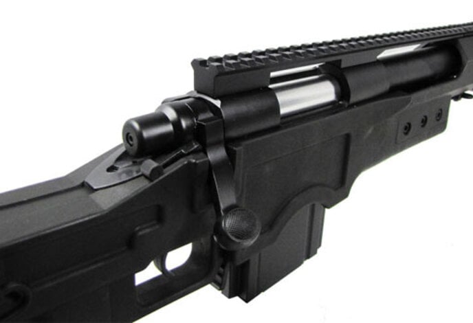 WELL MB4411 M24 Octagon spring action bolt rifle, black