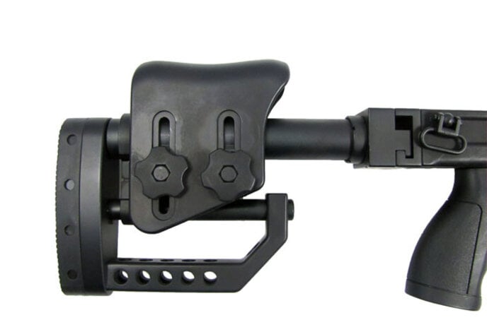 WELL MB4411 M24 Octagon spring action bolt rifle, black