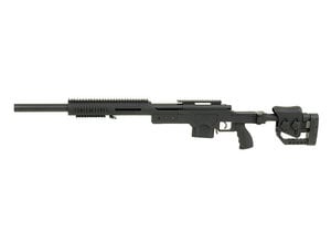 Well WELL MB4410 M24 / M28 Spring Action Bolt Rifle with Folding Stock, Black