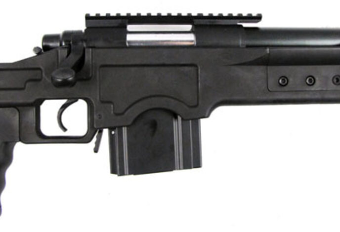 WELL MB4410 M24 / M28 Spring Action Bolt Rifle with Folding Stock, Black