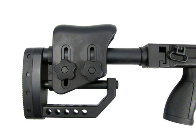 WELL MB4410 M24 / M28 Spring Action Bolt Rifle with Folding Stock, Black