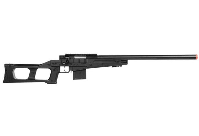 WELL MB4408 bolt action spring rifle, black