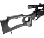 Well WELL MB10 VSR10 Bolt Action Spring Sniper Rifle with Fixed Stock and Fluted Barrel