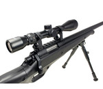 Well WELL MB10 VSR10 Bolt Action Spring Sniper Rifle with Fixed Stock and Fluted Barrel