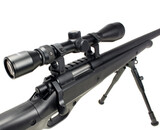 WELL MB10 VSR10 Bolt Action Spring Sniper Rifle with Fixed Stock and Fluted Barrel