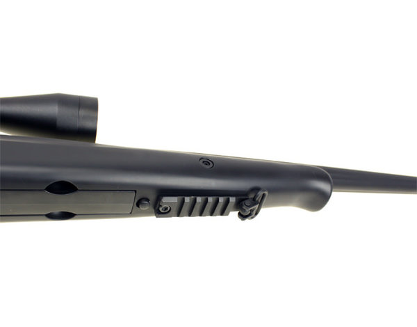 Well WELL MB10 VSR10 Bolt Action Spring Sniper Rifle with Fixed Stock and Fluted Barrel