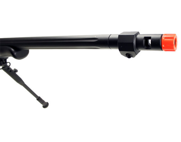 Well WELL MB10 VSR10 Bolt Action Spring Sniper Rifle with Fixed Stock and Fluted Barrel