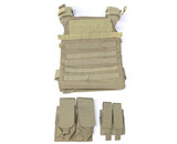Protector plate carrier set, Coyote tan