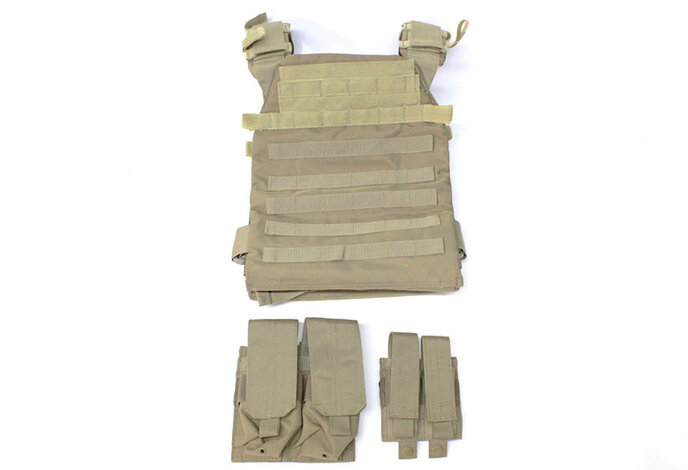 Protector plate carrier set, Coyote tan