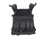 Protector plate carrier set, black