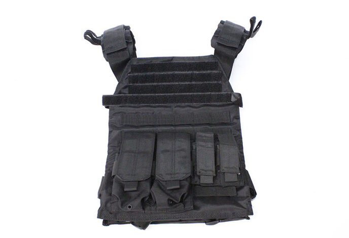 Protector plate carrier set, black