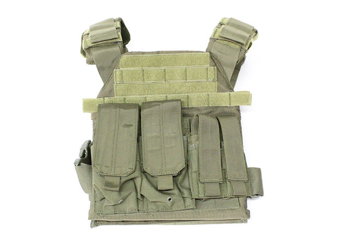 Protector plate carrier set, OD green