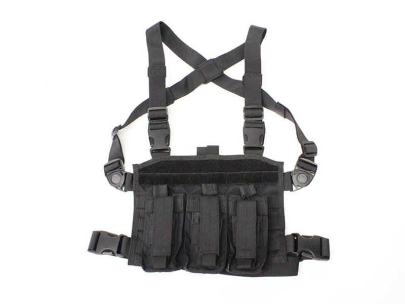 SPEARHEAD chest rig for M4 magazines, black - Airsoft Extreme