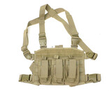 SPEARHEAD chest rig for M4 magazines, coyote tan