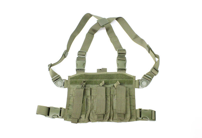 SPEARHEAD chest rig for M4 magazines, OD green