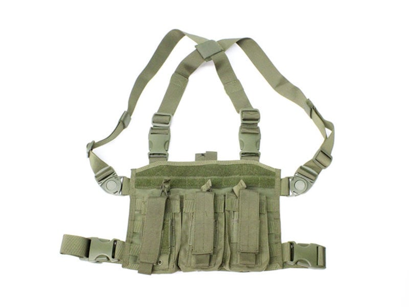 SPEARHEAD chest rig for M4 magazines, OD green - Airsoft Extreme