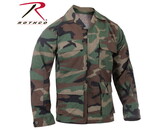Rothco Ripstop BDU Shirt , Woodland (100% Cotton Rip-Stop)