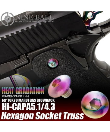 Nine Ball Nine Ball Hi Capa Grip Screws Heat Gradation