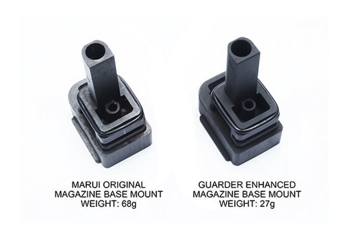 Guarder Aluminum Light Weight Magazine Base Mount for Tokyo Marui HI CAPA 5.1