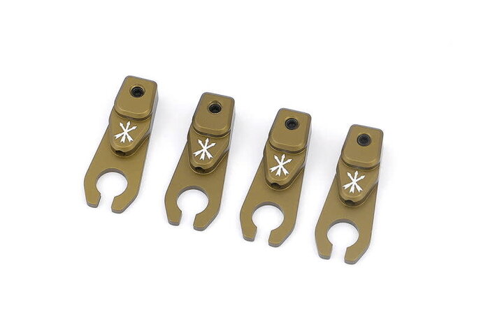 Unity SARA Sordin Adapters for Unity MARK Rail (compatible with PTS MTEK FLUX Helmet)