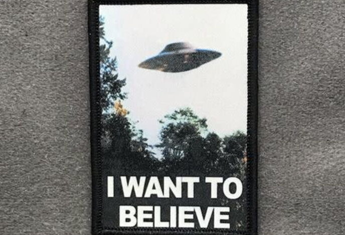 Tactical Outfitters I Want to Believe Morale Patch