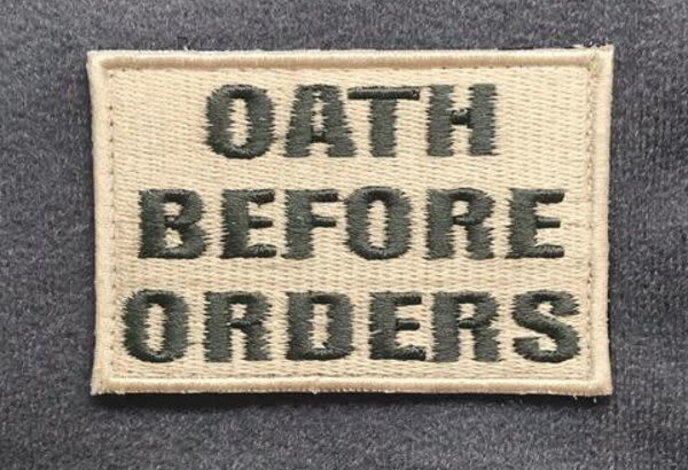 Tactical Outfitters Oath Before Orders, Tan