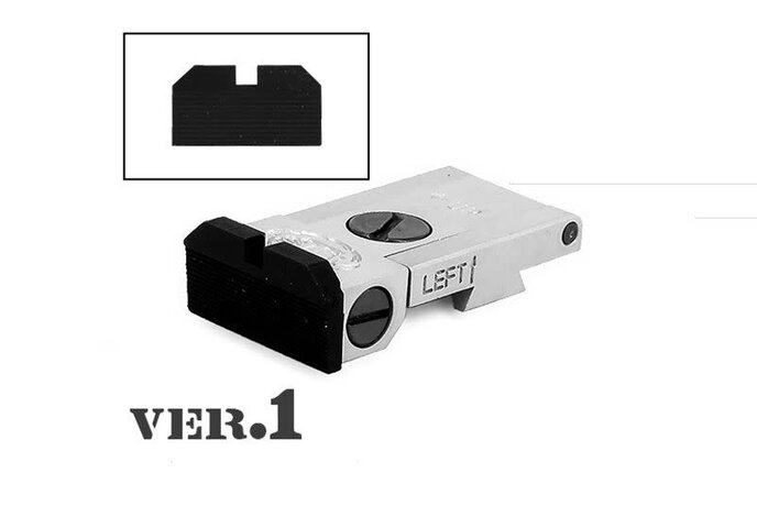 Airsoft Masterpiece Aluminum Rear Sight for 5.1 Hi Capa - S Style Ver. 1 -