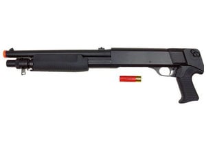 Double Eagle Double Eagle M56B Tri Burst No Stock Spring Shotgun Black