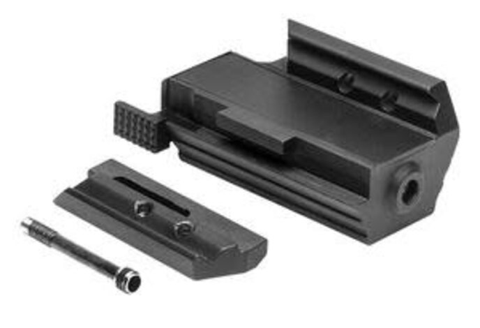 NCStar handgun red laser, weaver mount