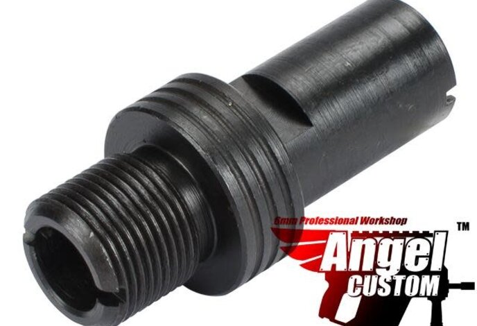 Angel Custom 12mm+ to 14mm- CNC Steel Adapter for KWA H&K MP7 GBB