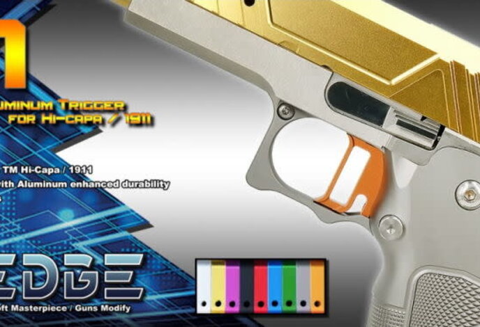 EDGE Custom Aluminum "T1" Trigger for Hi CAPA / 1911