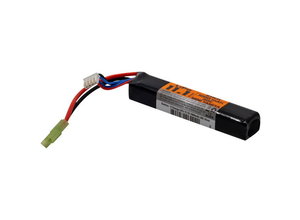 Airsoft Battery 11.1V LiPo 1400mAh 30C T Plug to Mini Tamiya Cable for  Airsoft