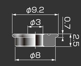 Prometheus Sintered Alloy 8mm Bushings