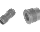 ASG HUSH XL 14mm CCW Silencer with Sniper Rifle Thread Adapter