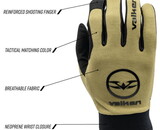 Valken Bravo Full Finger Gloves