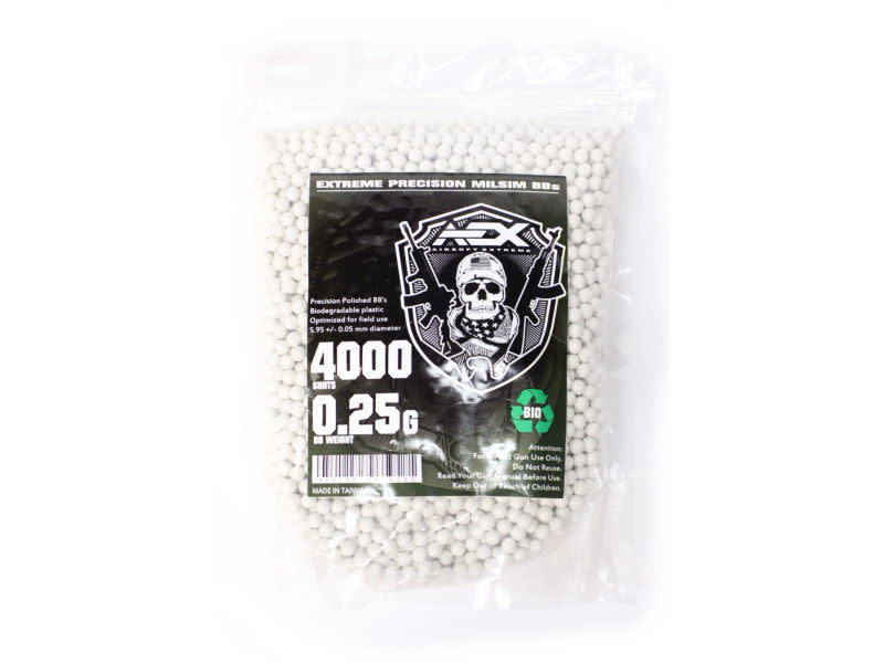 バイオBBs High Power Airsoft 0.25g White Bio BBs | 4000 Rd Airsoft BB その他