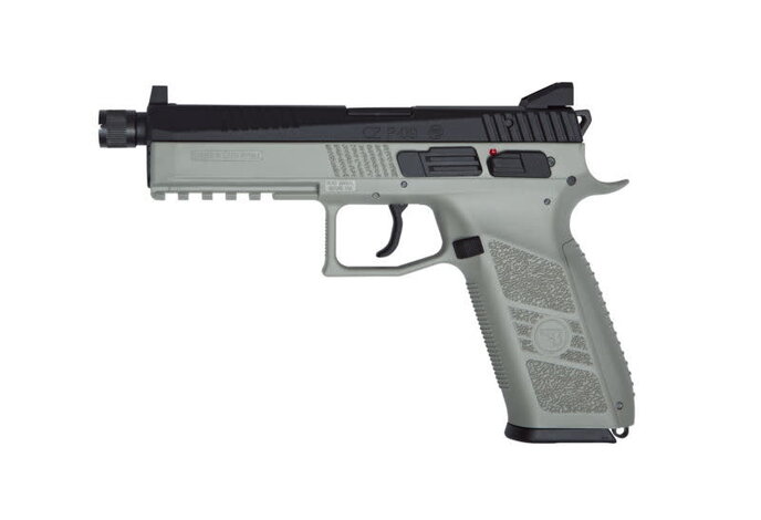 ASG CZ P-09 GBB with CO2 Magazine and 14mm CCW Threaded Barrel