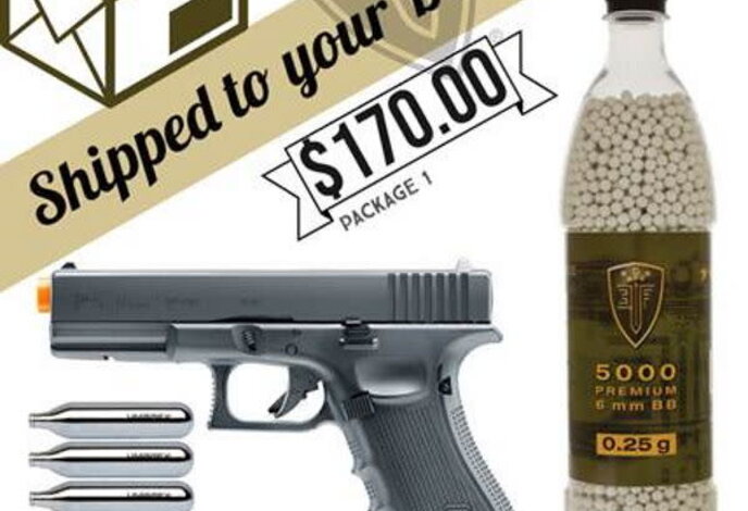 DROP SHIP SPECIAL - Elite Force GLOCK G17 GEN4 Full Blowback CO2 Pistol by KWC