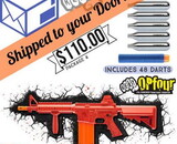 DROP SHIP SPECIAL - REKT OPFOUR CO2 Powered Foam Dart Rifle