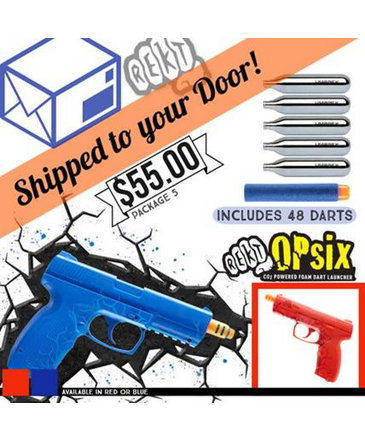 DROP SHIP SPECIAL - REKT OPSIX CO2 Powered Foam Dart Pistol