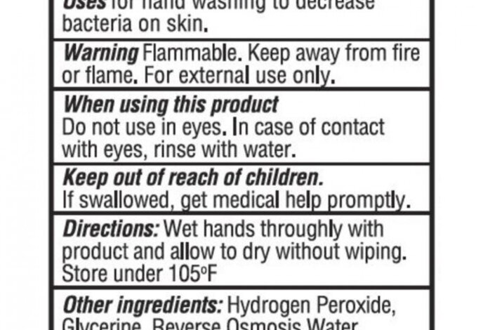 Otis 66% alcohol hand sanitizer, 0.66 FL OZ bottle (5-Pack)