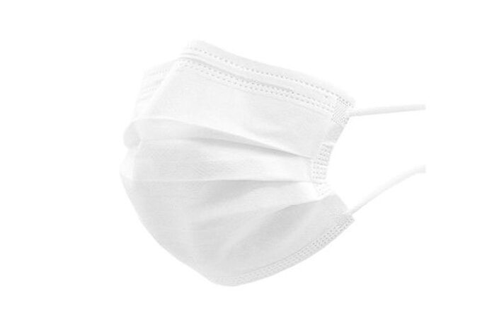 Surgical masks, 50/box, >95% filtration