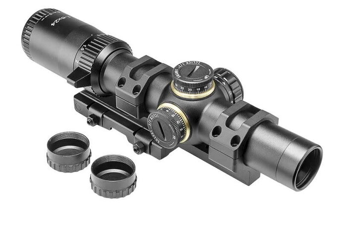 NcStar STR Combo 1-6x24 Red / Green Scope with SPR mount