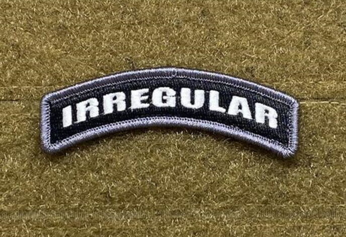 Tactical Outfitters Irregular Tab Morale Patch