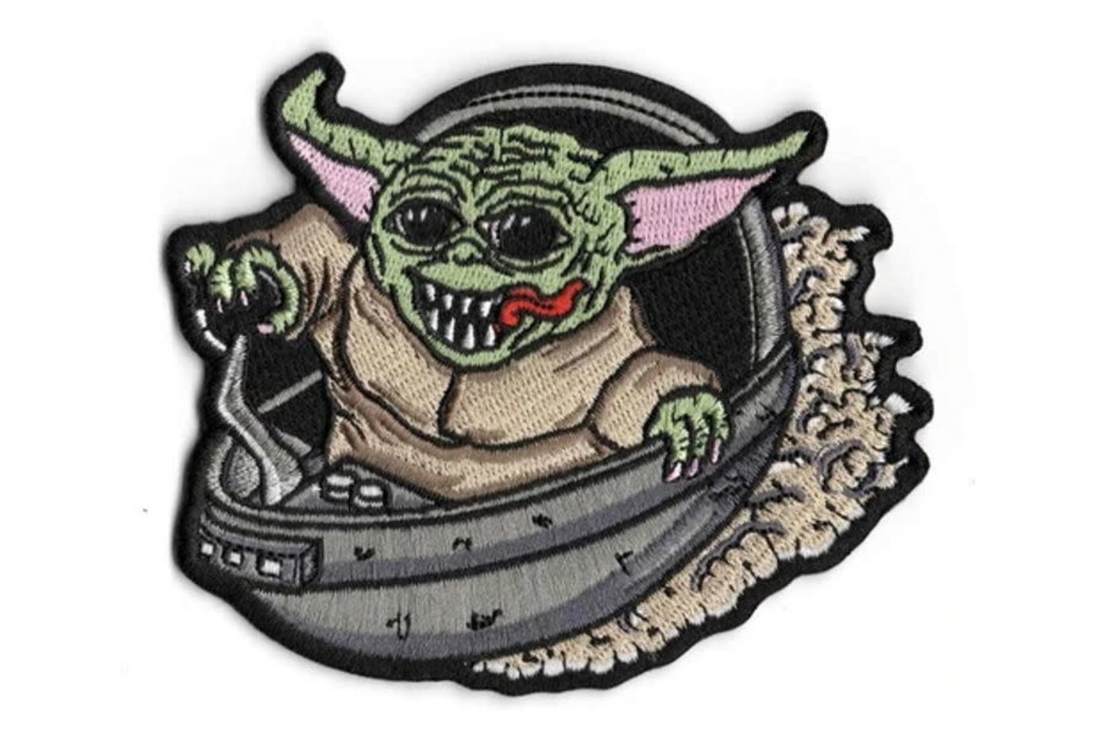Tactical Outfitters Hot Rod Baby Yoda Limited Morale Patch Airsoft
