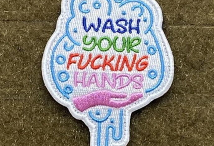 Tactical Outfitters Wash Your Hands Morale Patch