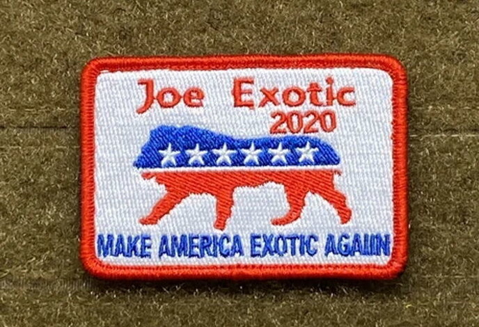 Tactical Outfitters Joe Exotic 2020 For President Morale Patch