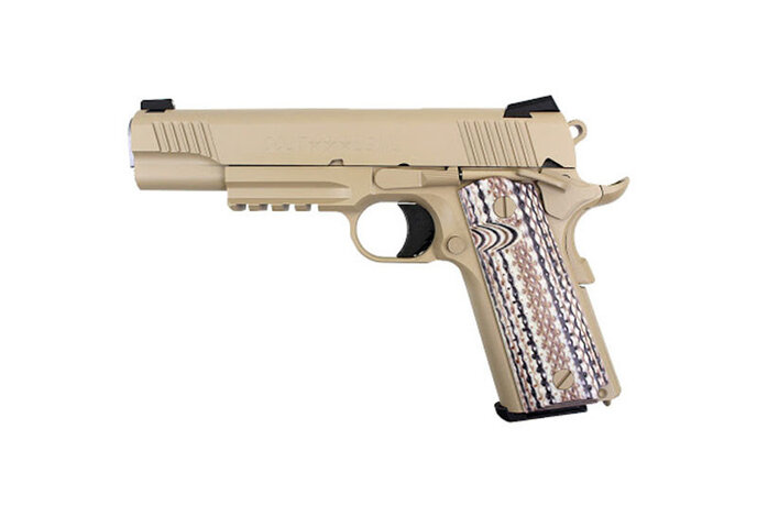 Tokyo Marui M45A1 gas blowback pistol, desert tan