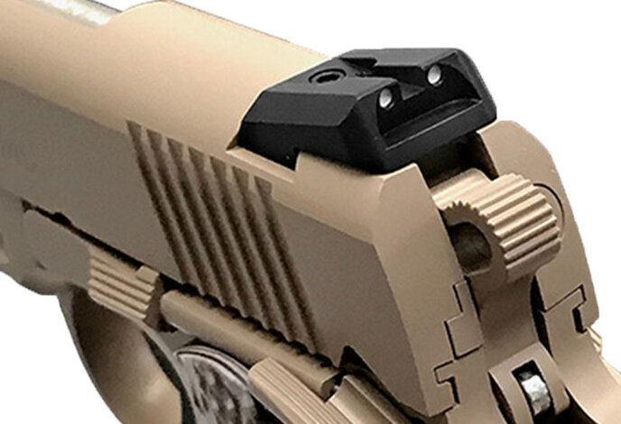 Tokyo Marui M45A1 gas blowback pistol, desert tan