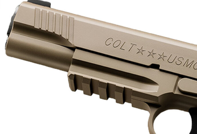 Tokyo Marui M45A1 gas blowback pistol, desert tan